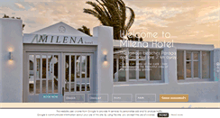 Desktop Screenshot of hotelmilena.gr