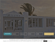 Tablet Screenshot of hotelmilena.gr